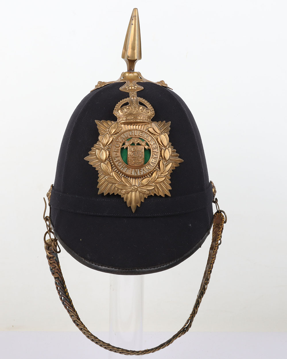 British Aldershot Military Tattoo Bandsman Home Service Helmet