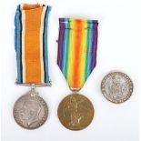 A Great War Pair of Medals to the Royal Artillery with the recipients Silver War Badge