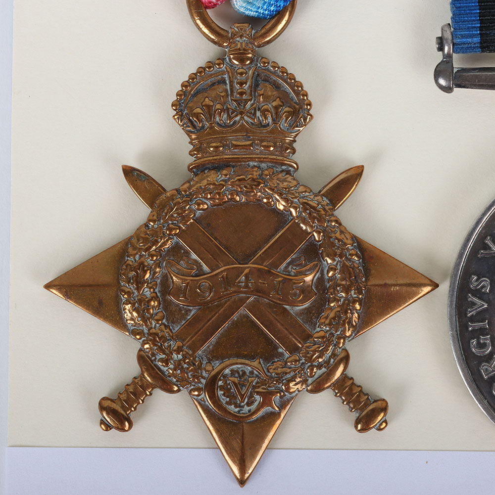 Great War 1914-15 Star medal trio to the Middlesex Regiment - Image 2 of 4