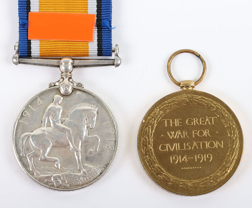 WW1 British 3rd July 1916 Killed in Action Medal Pair Essex Regiment - Image 3 of 3