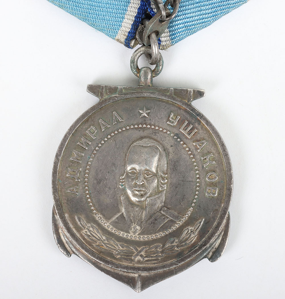 Soviet Russian Medal of Ushakov - Image 2 of 6