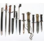 7x Military Bayonets