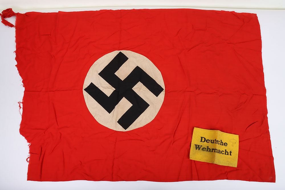 WW2 German NSDAP Party Flag and Armband - Bild 2 aus 7