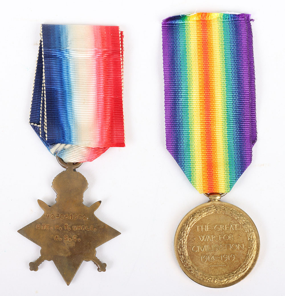 A pair of Great War medals to the Army Service Corps - Bild 2 aus 3