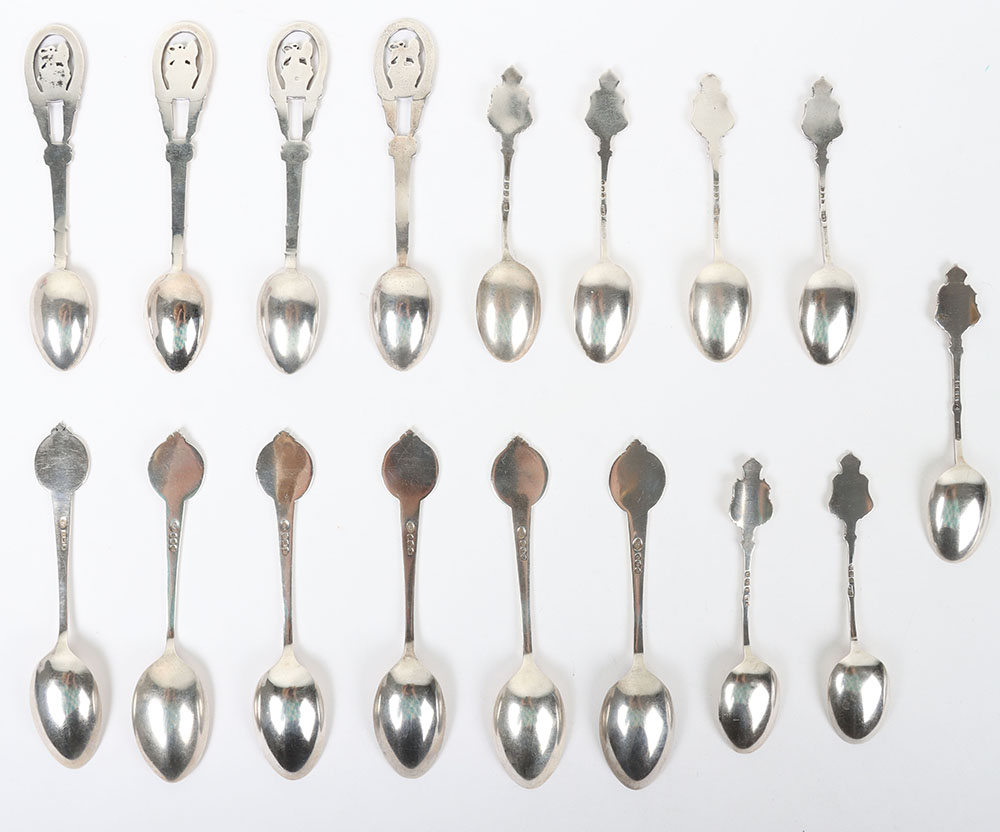 Hallmarked Silver Shooting Spoons - Bild 5 aus 8