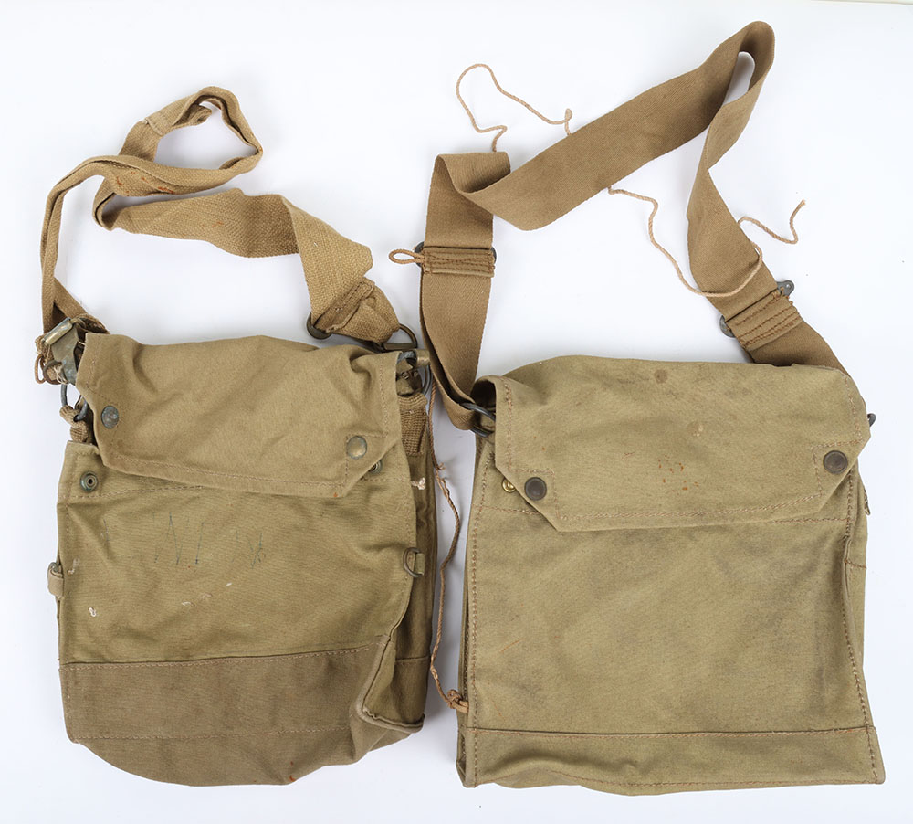 WW2 British Army Gasmask Bags