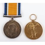 WW1 British Medal Pair Norfolk Regiment