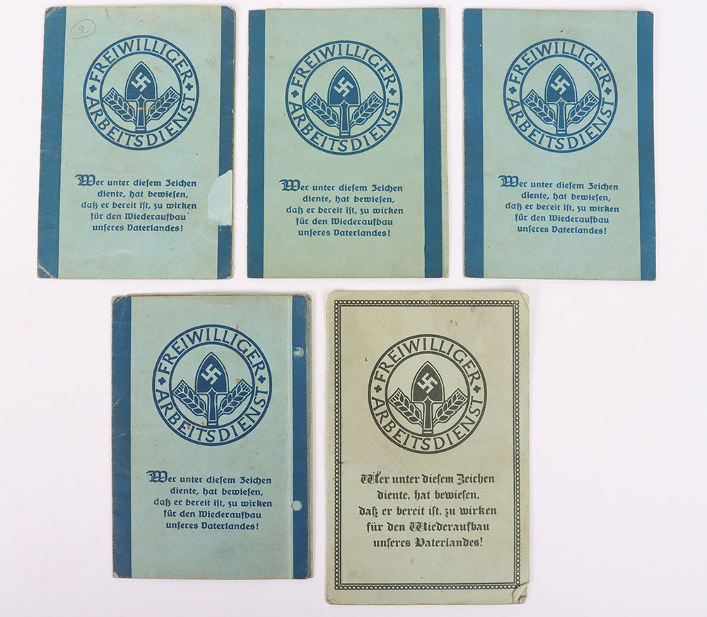 Third Reich German RAD Labour Service Identity Cards - Image 3 of 6