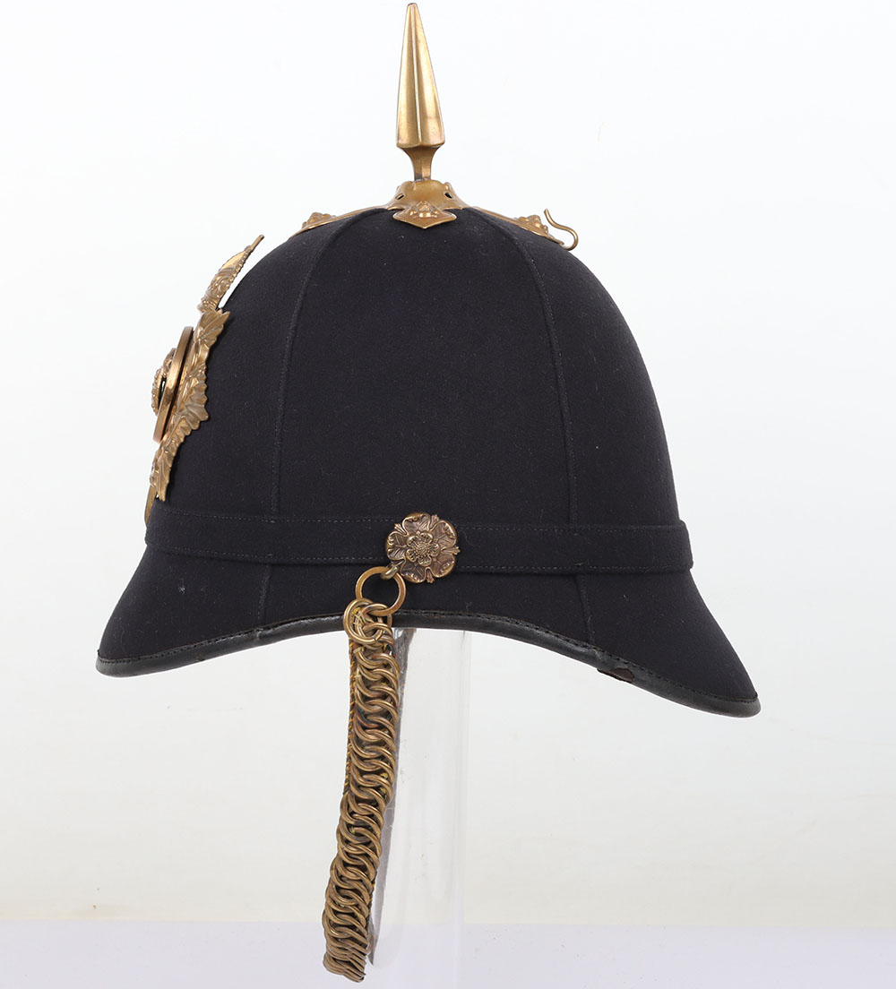 British Aldershot Military Tattoo Bandsman Home Service Helmet - Image 3 of 8