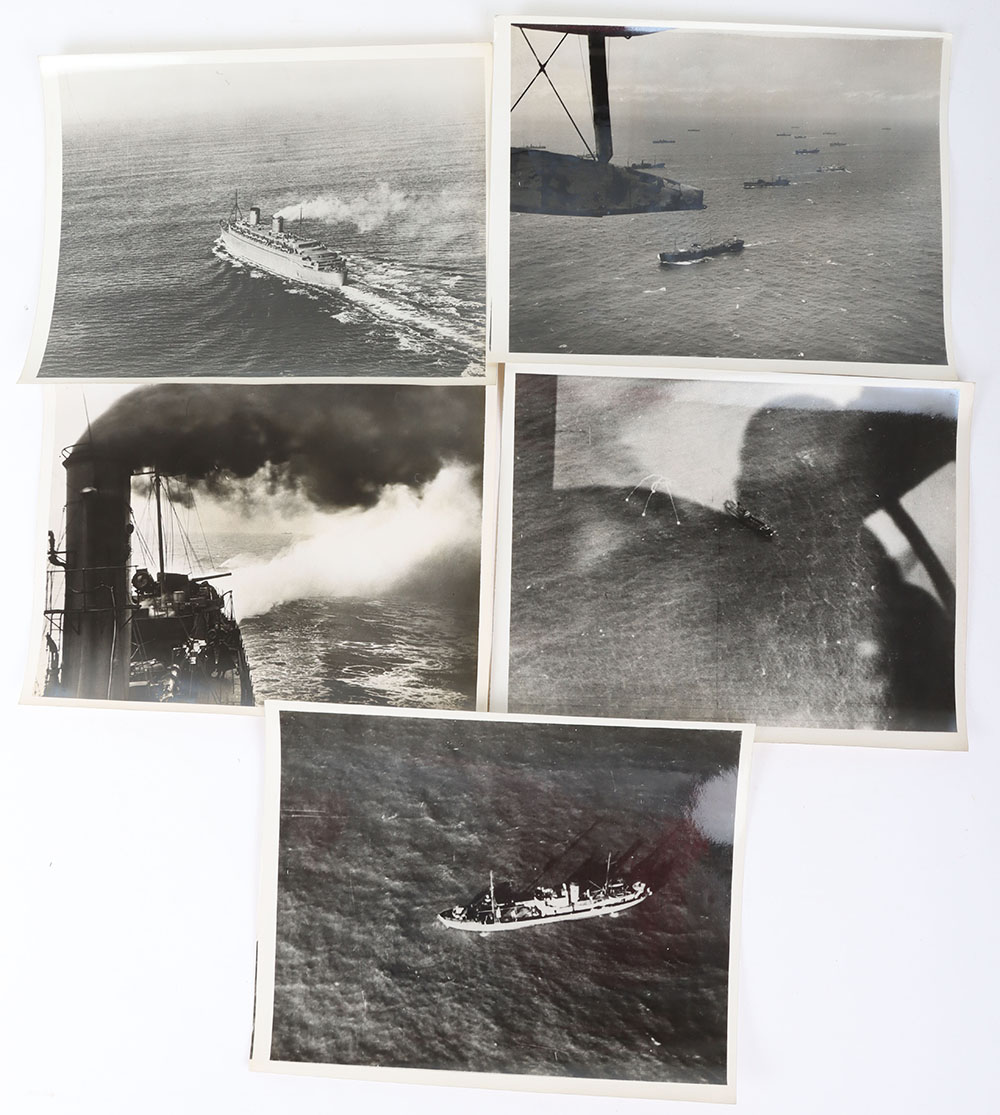Grouping of WW2 Press Photographs of Royal Navy and Submarine Interest - Image 3 of 3