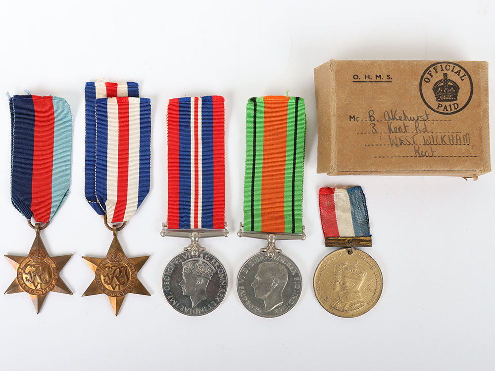 WW2 British Campaign Medal Grouping - Bild 2 aus 8