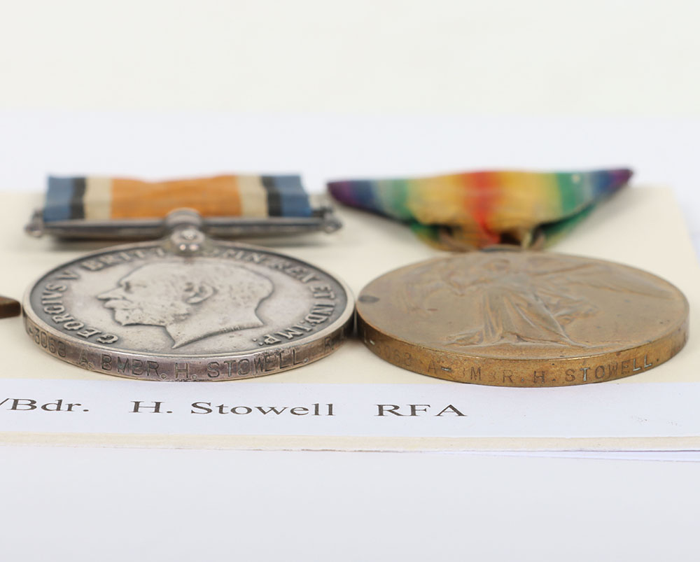 A Great War 1914-15 trio of medals to the Royal Field Artillery - Image 4 of 4