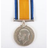 WW1 British War Medal 1917 Casualty Middlesex Regiment