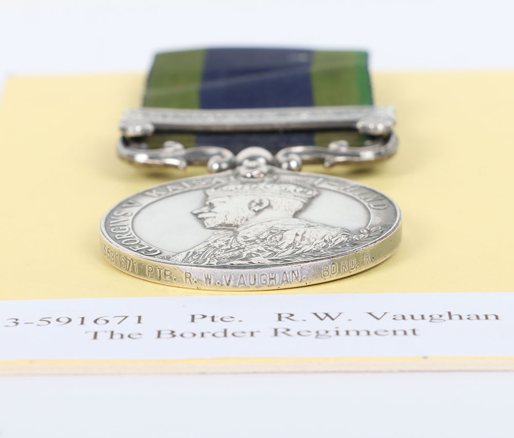 Indian General Service medal to the Border Regiment for the Waziristan campaign - Image 4 of 4
