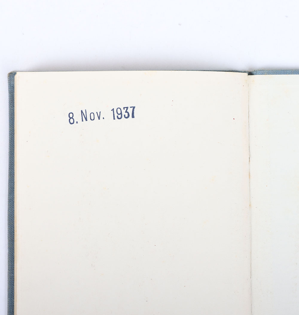 Third Reich German BDM Achievement Record Book - Image 11 of 11
