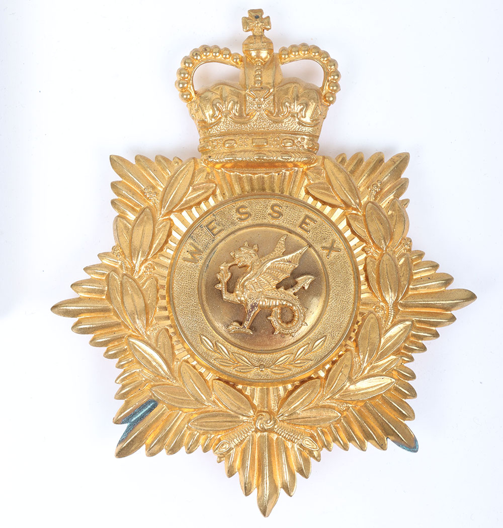 Royal Hampshire Regiment Bandsman Helmet Plate - Image 4 of 5