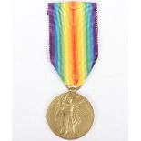 Great War Victory medal to an Officer