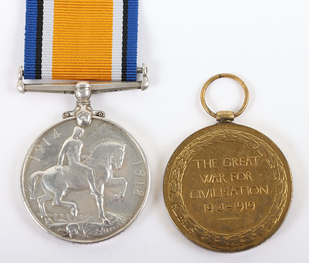 WW1 British August 1917 Killed in Action Medal Pair Royal Berkshire Regiment - Image 3 of 3