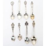 Hallmarked  Silver Regimental Spoons