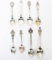 Hallmarked Silver Regimental Spoons