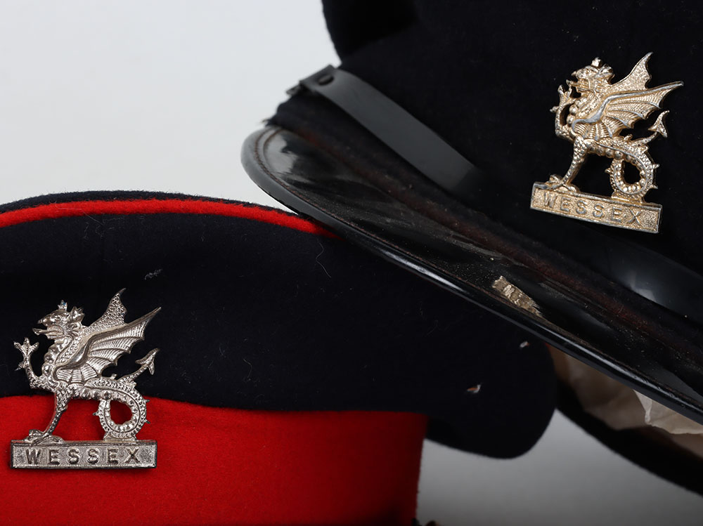 Grouping of Peaked Caps of Wessex Brigade - Image 6 of 10