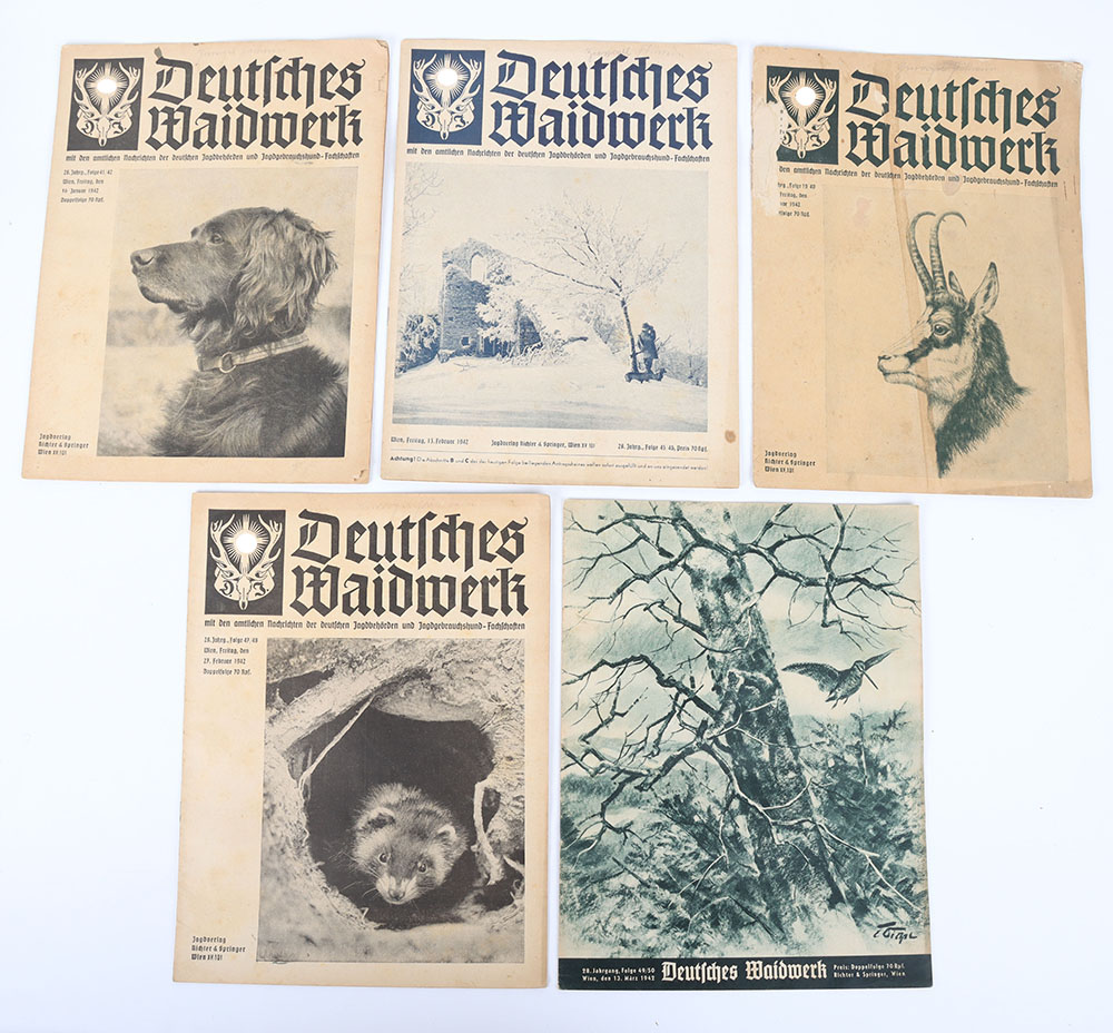 WW2 German Third Reich Hunting Association Publications