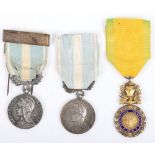 French Military Colonial  Medals