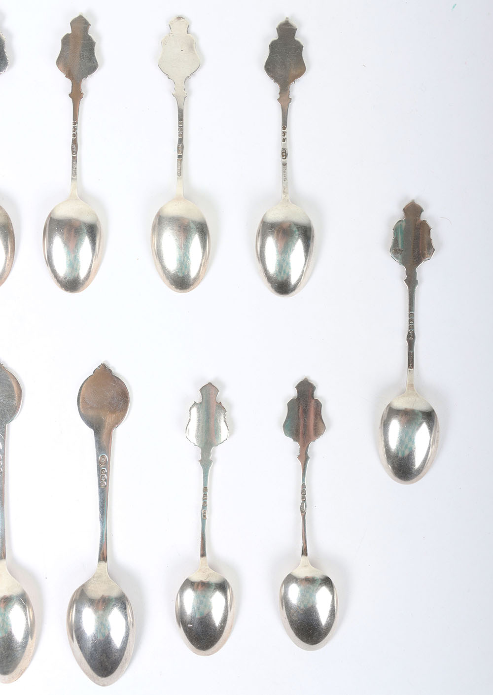 Hallmarked Silver Shooting Spoons - Bild 8 aus 8