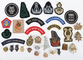 Assortment of Bandsmans, musicians & Pipers trade badges