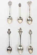 Hallmarked Silver Regimental Spoons