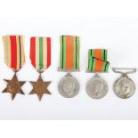 WW2 British Campaign Medals and Rhodesian General Service Medal