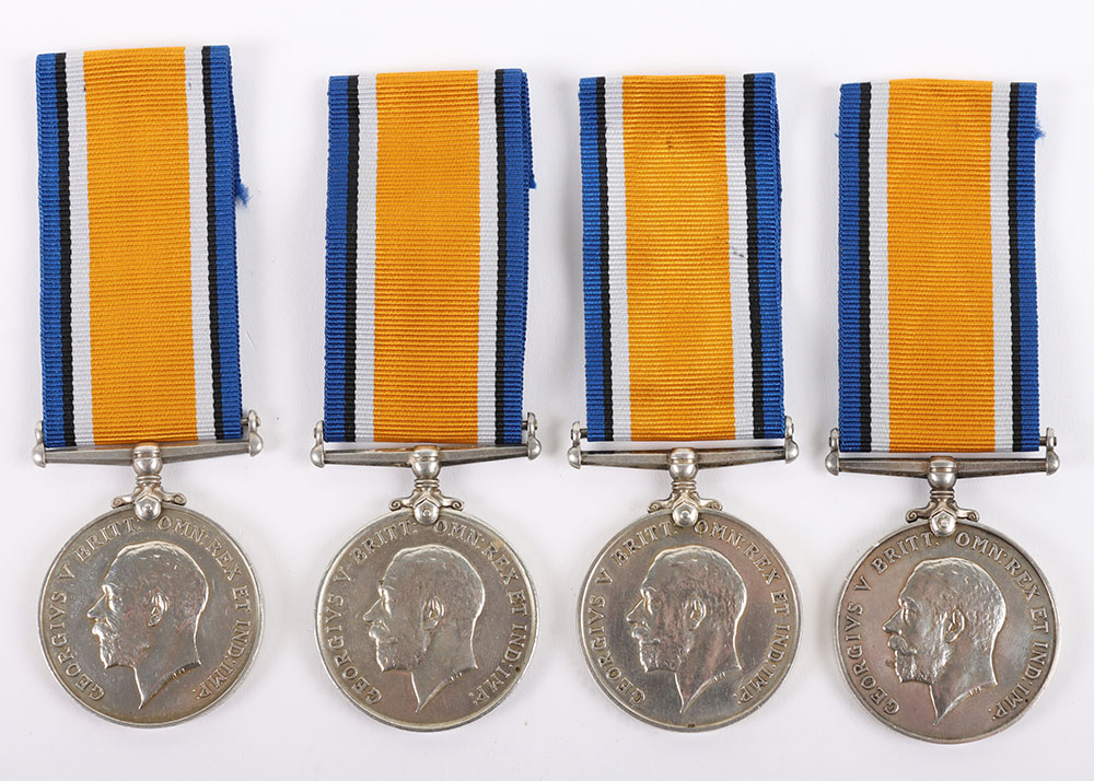 4x WW1 British War Medals