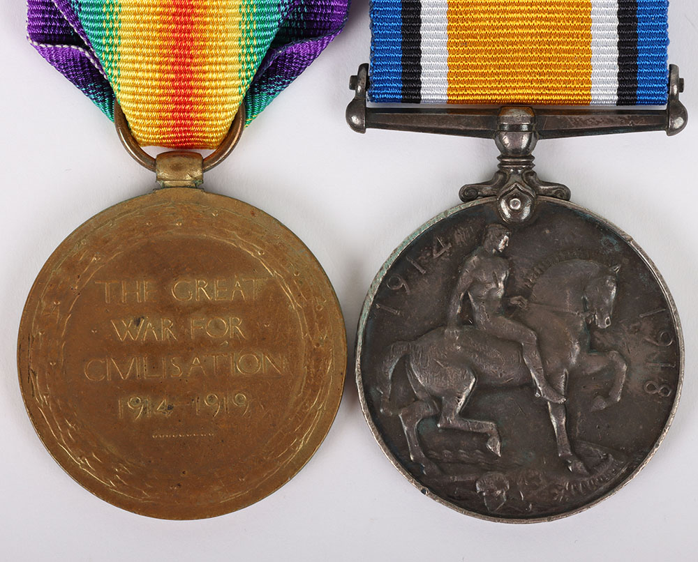 A Great War pair of medals for service in the Royal Marine Light Infantry - Image 3 of 4