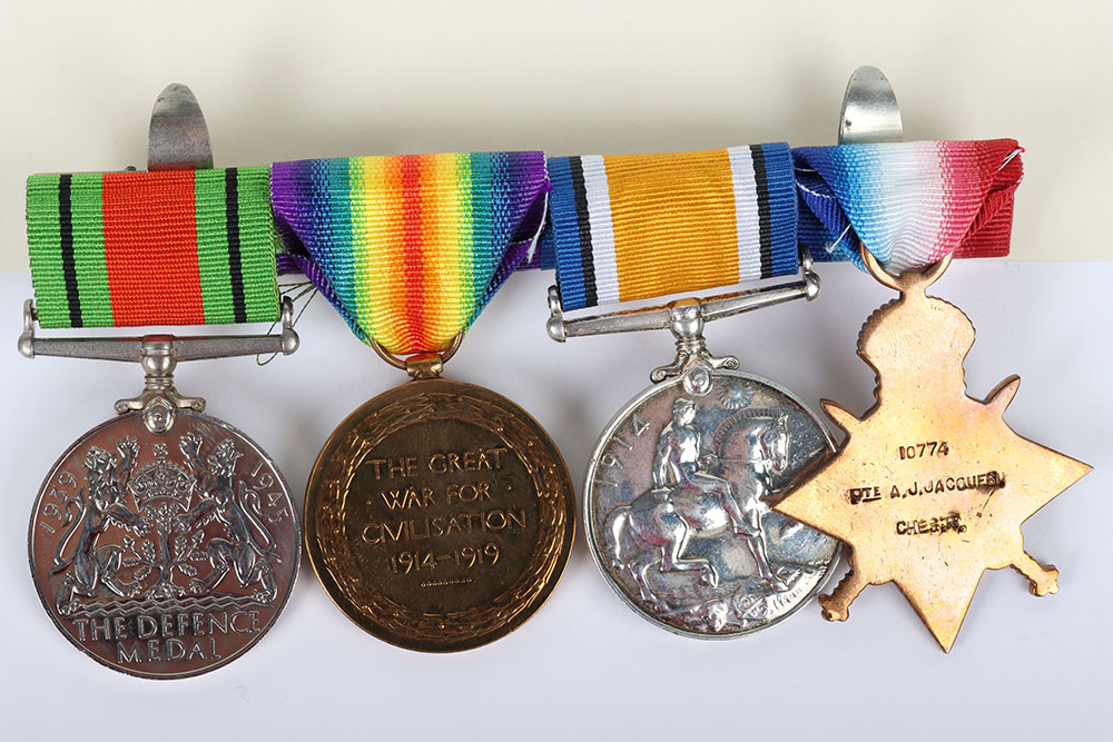 A group of 4 medals covering service in both World Wars - Image 3 of 4