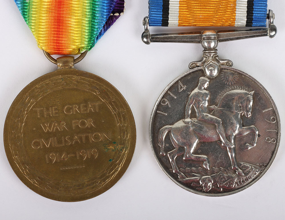 A Great War pair of medals to the Hampshire Regiment - Bild 3 aus 4