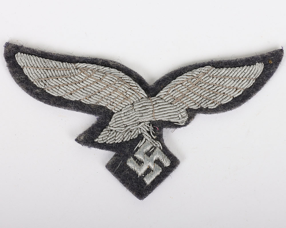 WW2 German Luftwaffe Officers Breast Eagle - Image 2 of 3