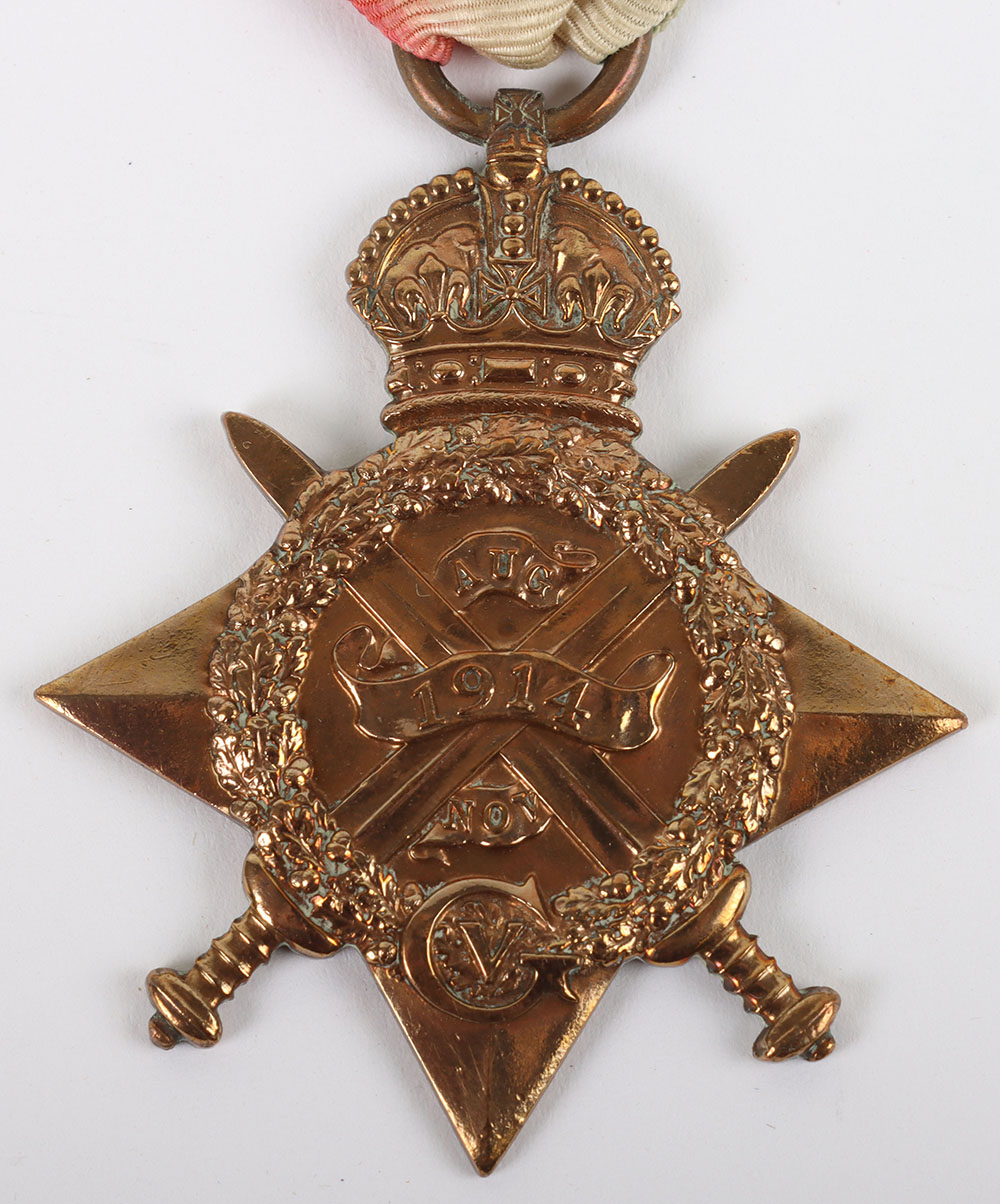 A 1914 Star medal to a recipient in the Royal Field Artillery who was killed in action in October 19 - Bild 3 aus 4