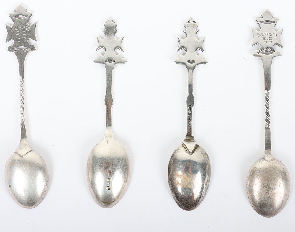 Hallmarked  Silver Regimental/ Shooting Spoons - Image 5 of 6