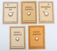 Third Reich German RAD Labour Service Female Identity Cards