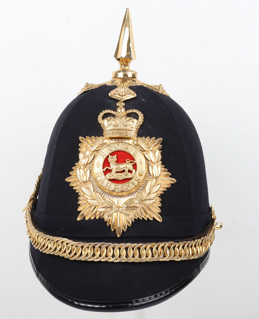Royal Hampshire Regiment Bandsman Home Service Helmet
