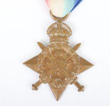 A Great War 1914 Star medal to the Royal Fusiliers