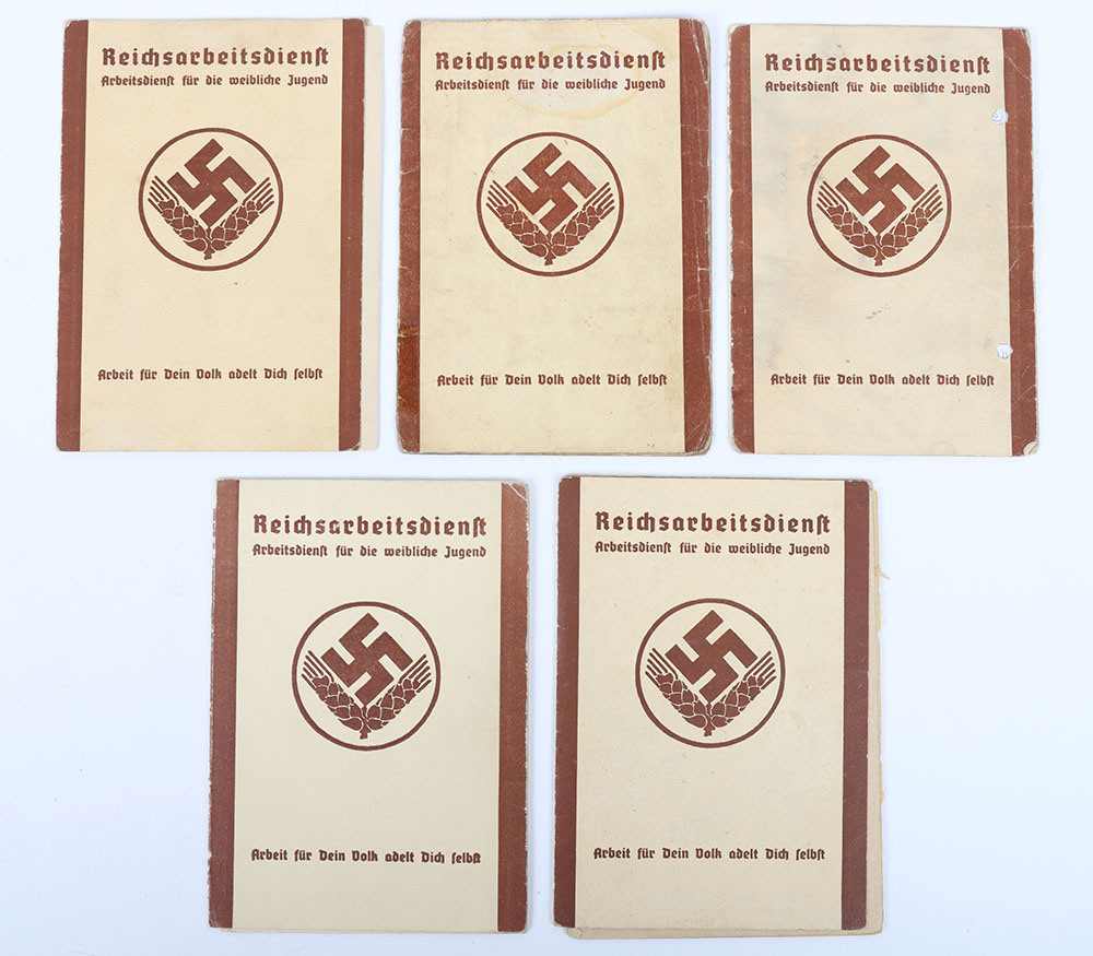 Third Reich German RAD Female Identity Cards - Image 3 of 6