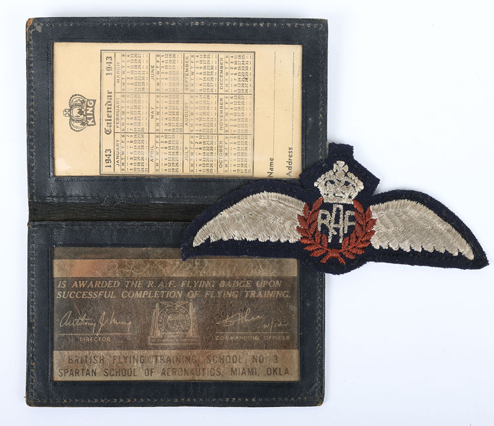 British WW2 Royal Air Force Pilots Wing Attributed to R J Johnson - Image 3 of 3