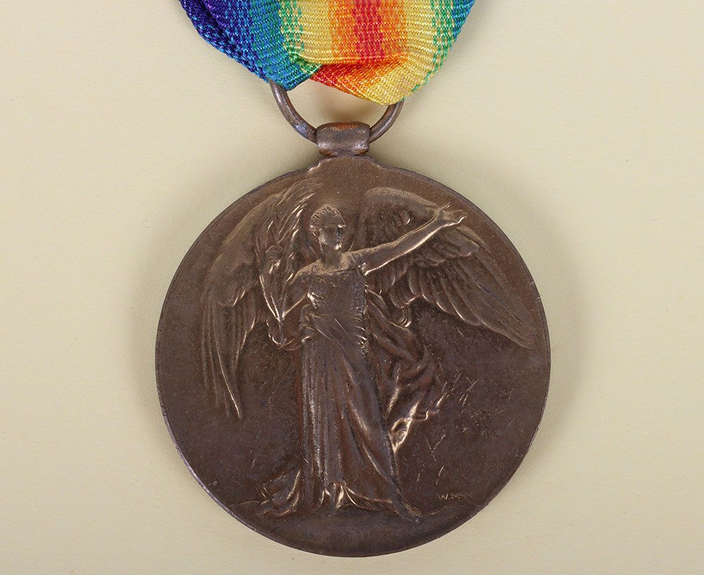 A Great Var Victory medal to the Hampshire Regiment - Image 2 of 4