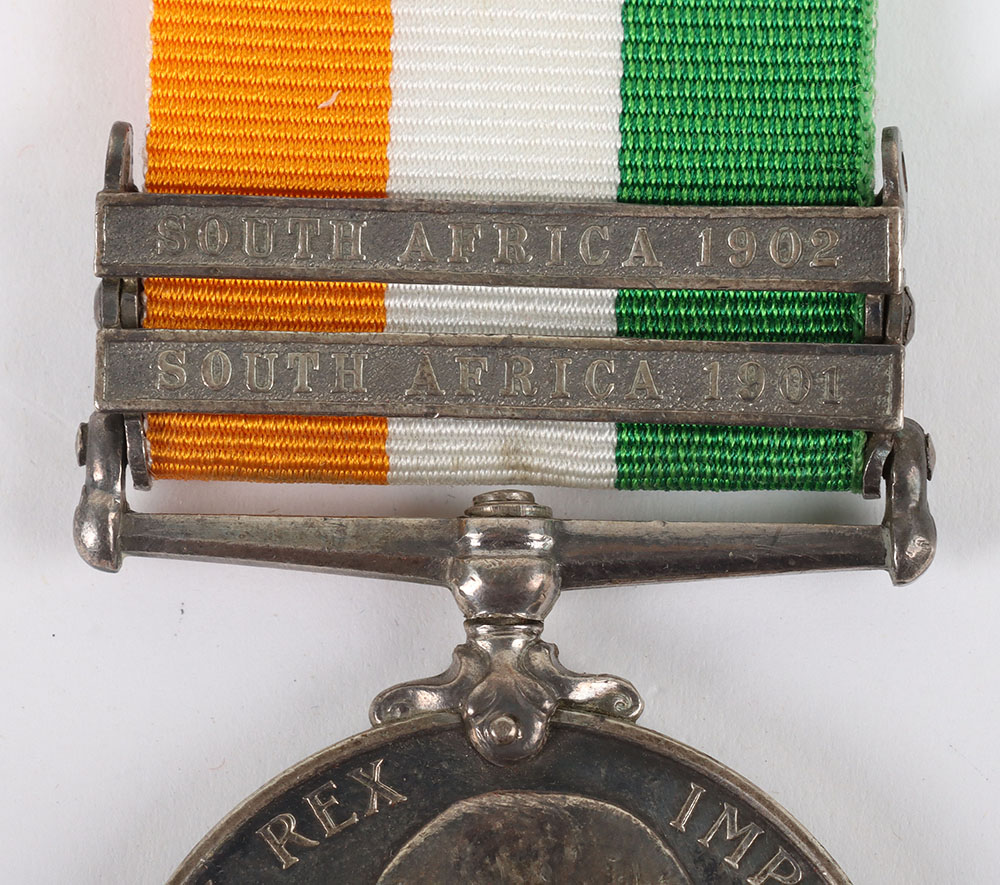 A single Kings South Africa medal to the Royal Scots Fusiliers - Bild 2 aus 6