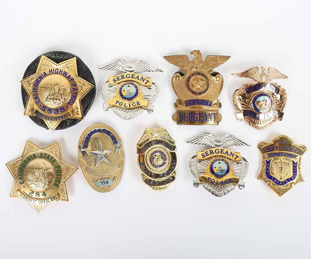 Obsolete USA Police Badges - Image 2 of 3