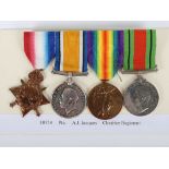 A group of 4 medals covering service in both World Wars