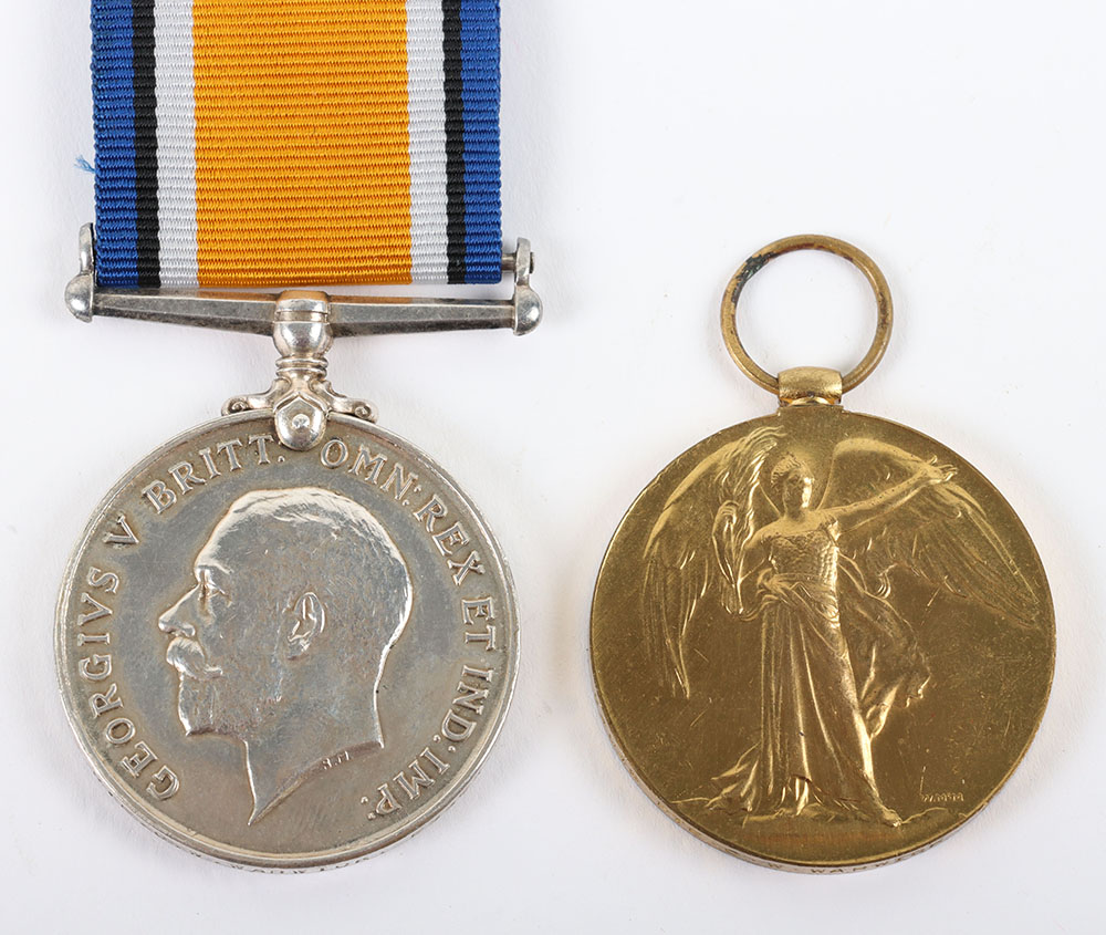 WW1 British 3rd July 1916 Killed in Action Medal Pair Essex Regiment
