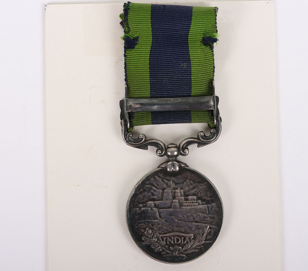 Indian General Service medal to the Norfolk Regiment for the campaign in Waziristan - Bild 3 aus 5