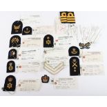Military Badges with Contractors Representative Sample Labels